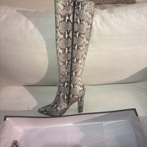 Tony Bianco Izia Ecru Snake